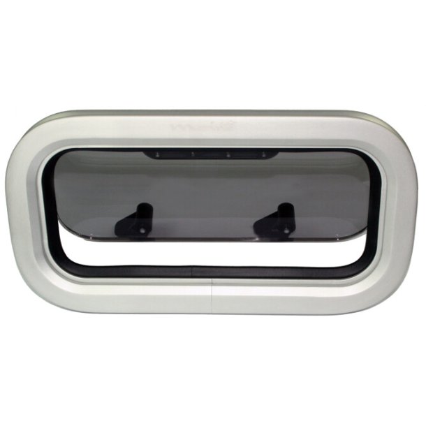 Portlight i aluminium, rektangul�r