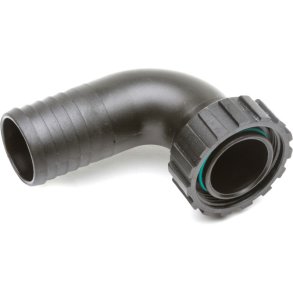 Slangekobling �38 mm 90 grader