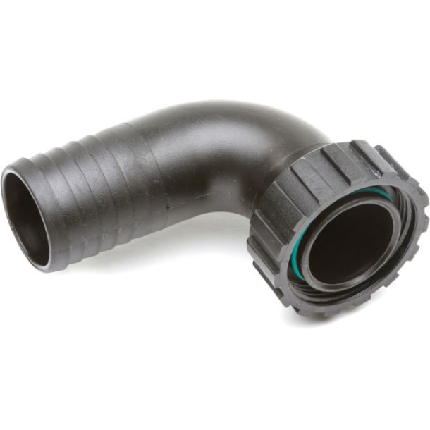 Slangekobling �38 mm 90 grader