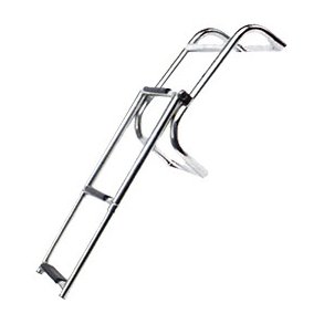 Badestige for akterspeil, teleskop