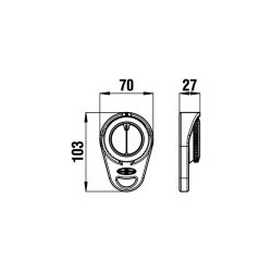 Riviera Orion BO h�ndholdt peilekompass