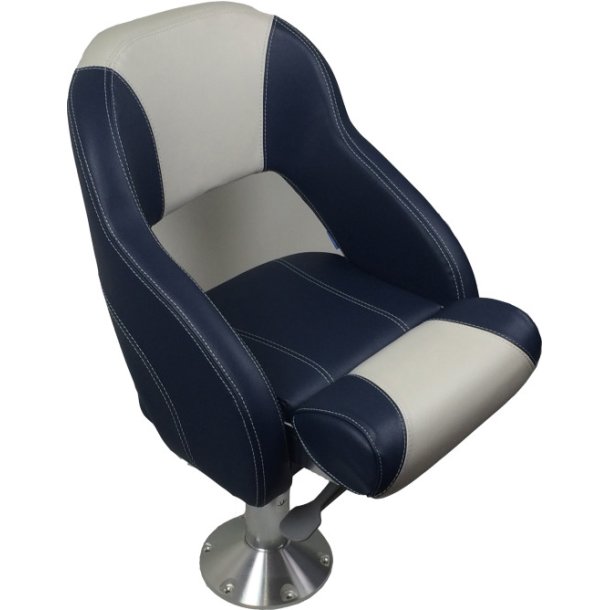 B�tstol BJR52 flip-up m�rkebl� og lysegr�