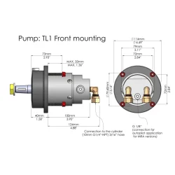 Hydrodrive Hydraulisk Styring MF155W