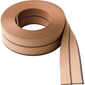 Isiteek Dekksplank 2x45mm sort nating