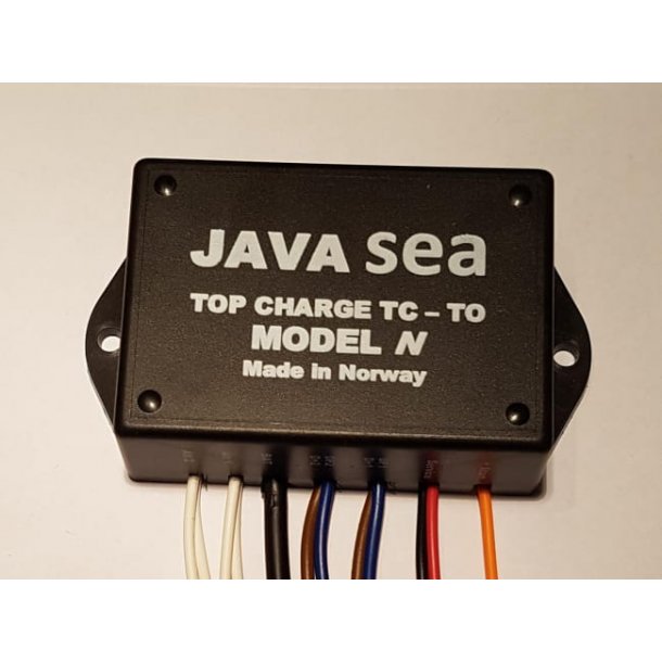 Java Sea Laderegulator TC-TO Negativ Sikrer optimal lading Kan kobles til to dynamoer ker batterien