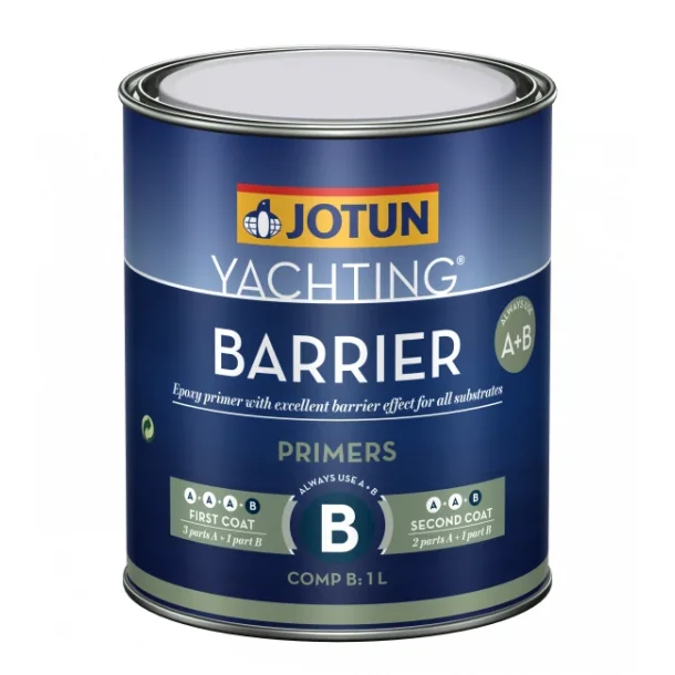 Jotun Barrier Primer Komp B 1 liter Epoxygrunning for alle underlag Krever kun to strk M brukes me