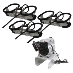 Kasco Bobleanlegg Robust-Aire 3 diffusere u/kabinett