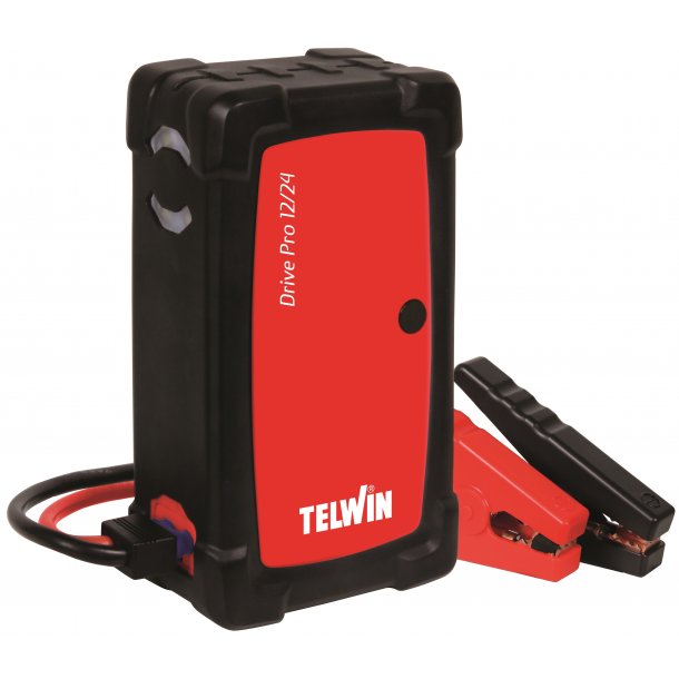 Telwin Drive Pro, 12/24V.Kompakt og lett 12/24V lithium startbooster for profesjonelle
