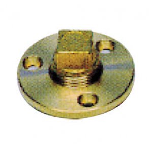 Lenseplugg Messing med Firkanthode