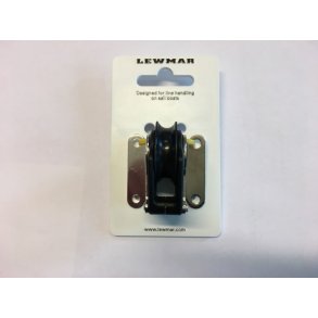 Lewmar Control blokk 30mm singel vertikal fotblokk, 30mm trinse Arbeidsbelastning 200 kg Maks 8mm li