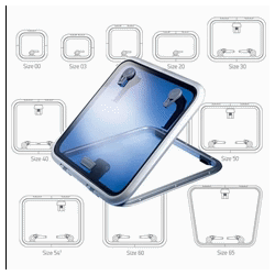 Lewmar lavprofil luke m/lukestiller 