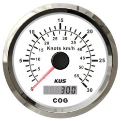 KUS Fartsmler 0-60 knop m/digital COG 85mm 