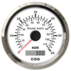 KUS Fartsmler 0-60 knop m/digital COG 85mm 
