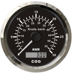 KUS Fartsmler 0-60 knop m/digital COG 85mm 