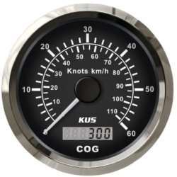 KUS Fartsmler 0-60 knop m/digital COG 85mm 