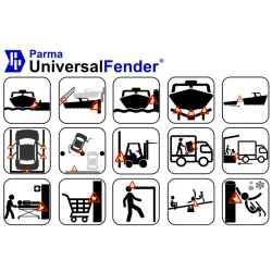 Maritim Universal Bryggefender 400cm