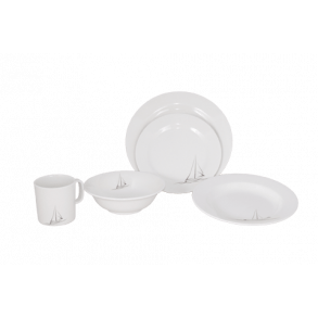 Melamin servise Wind sail 20-deler 