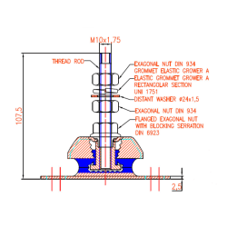 Motorlabb A S-55 Galv. m/ 10 mm bolt 