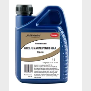Multimarine Girolje Marine Power Gear synt 75W90 1 liter Syntetisk API GL-5 SAE 75W-90