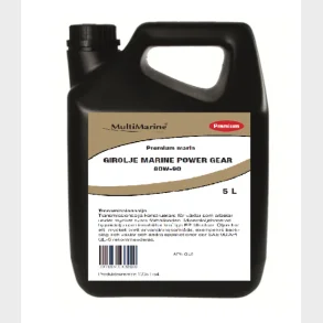 Multimarine Girolje Marine Power gear 80W-90 5 liter Mineralsk olje SAE 80W-90 API GL-5