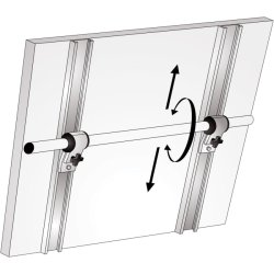 NOA Solpanelholder justerbart