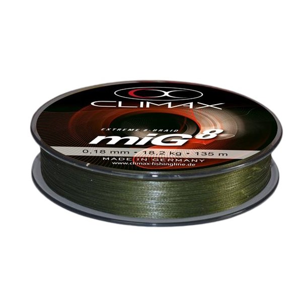 Climax miG 8 Multifilament,275m oliven