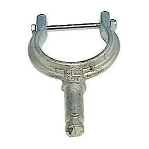 regaffel Aluminium med Bolt 2-1/4''