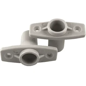 Beslag regaffel nedfellbar Nylon - For nedfelling Leveres som par 19 mm hull