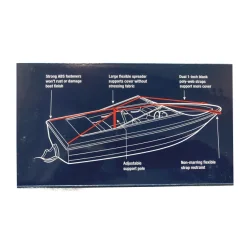 Attwood stativ til bttrekk og presenning opp til 19fot