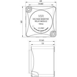 Voltsensitivt Rele 125A