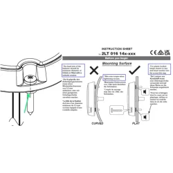 Hella Apelo A3 Undervannslys 70W B/W RGB Bronse m/Hvit bakgrunn.