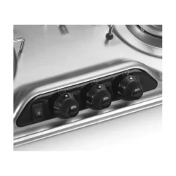 Dometic PI8063M2 trebrenner gasskomfyr med glasslokk