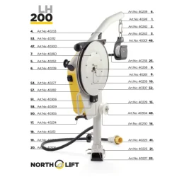Northlift Splint til Fot LH200