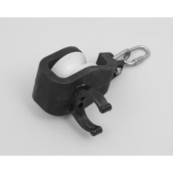 Northlift taublokk sort m/sjakkel