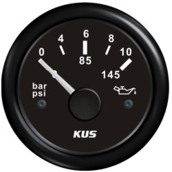 KUS Oljetrykksmler 0-5bar