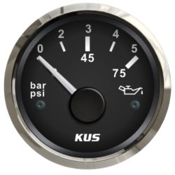 KUS Oljetrykksmler 0-5bar