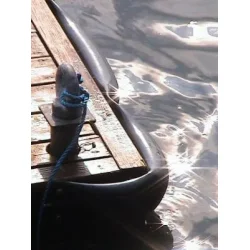 Parma Bryggefender Medium 75 mm - 50cm Sort