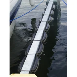 Parma Bryggefender Medium 75 mm - 50cm Sort