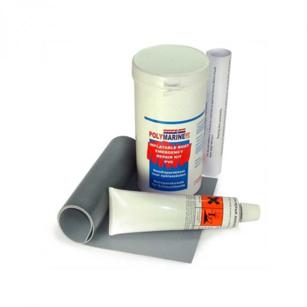 Polymarine PVC Emergency Repair Kit Grey For ndreparasjon Gr PVC duk 1-komponent lim