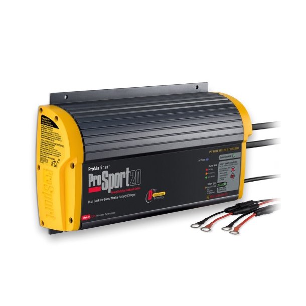 ProSport 12/24V - 20 amp batterilader for 2 batteribanker