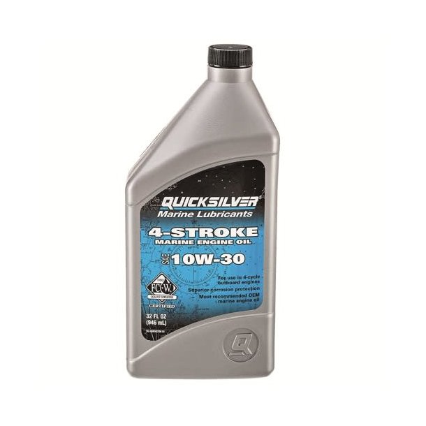 Quicksilver 10W30 4-takts Mineralolje 1 liter 4-takts mineralolje 10W30 FC-W