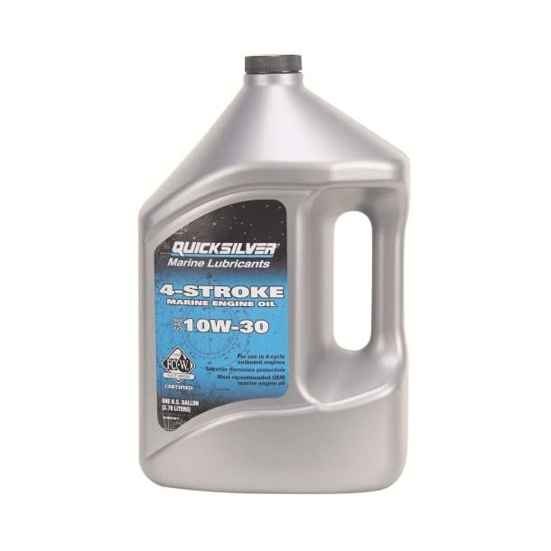 Quicksilver 10W30 4-takts Mineralolje 4 liter 4-takts mineralolje 10W30 FC-W