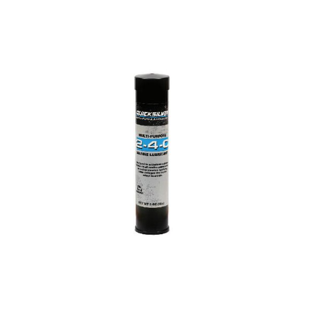 Quicksilver 2-4-C Marine Fett, 85gram 3pk Lithiumbasert NLGI 2 fett Vannbestandig 3 x 85 gram