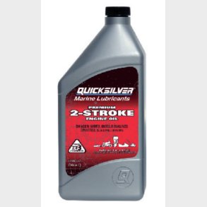 Quicksilver 2-takts olje Premium TCW3 1L Marine Grade TC-W3 / TC-WII / API-TC 2-taktsolje 1 liter