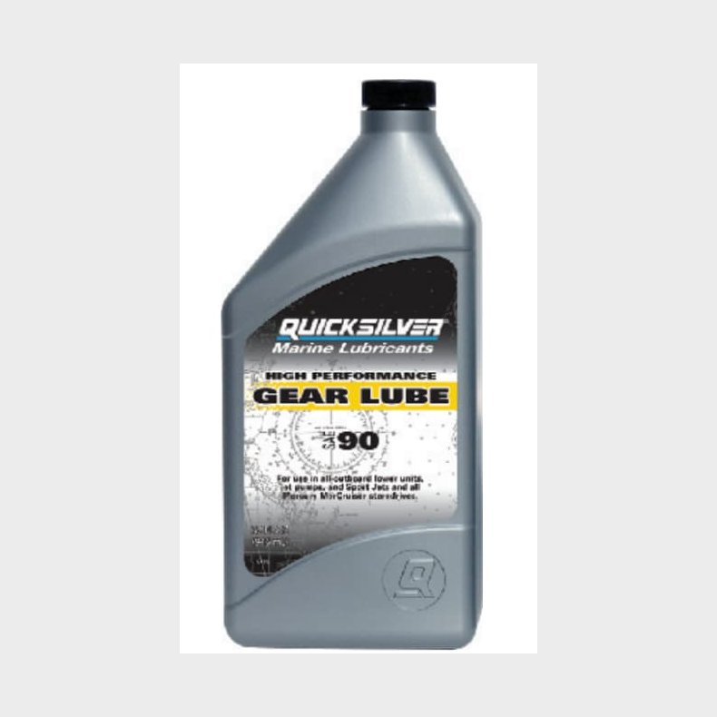 Quicksilver High Performance Girolje SAE 90 1 liter SAE90 For motorer over 75HK