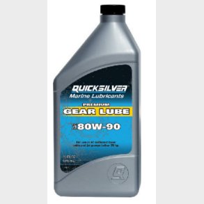 Quicksilver Premium Girolje SAE 80W90 API-GL4 1 liter SAE 80W90 API-GL4 For motorer under 75HK