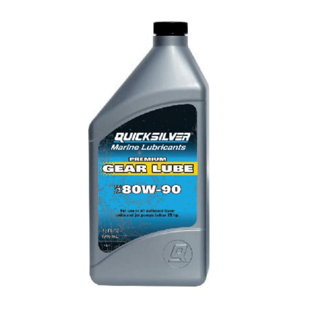 Quicksilver Premium Girolje SAE 80W90 API-GL4 1 liter SAE 80W90 API-GL4 For motorer under 75HK
