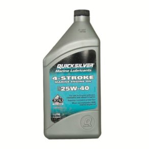 Quicksilver 25W40 Helsyntetisk 1 liter FC-W 25W/40 Syntetisk For alle 4-takts marinemotorer