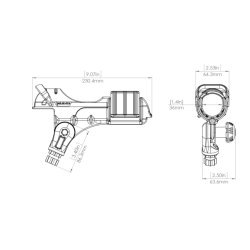 Railblaza Stangholder II Sort u/Feste, 