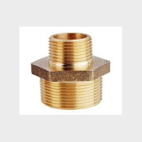 Reduksjonsnippel utv./utv. Messing REduksjonsnippel Utvendige BSP rrgjenger